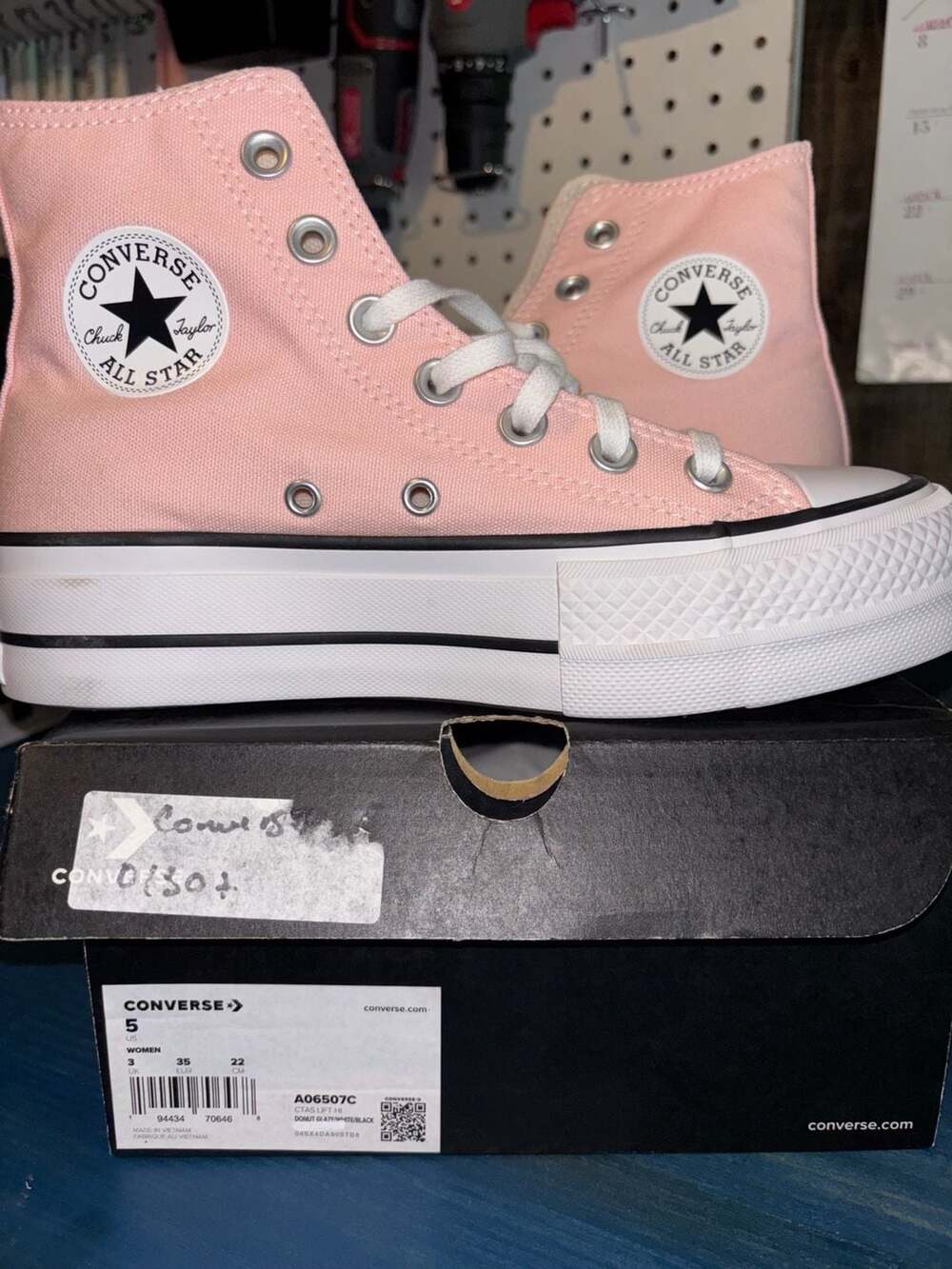 Converse Chuck Taylor All Star Lift High Top 'Donut Glaze' (A06507C)